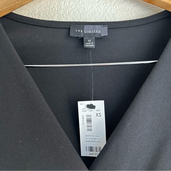 The Limited | Black Peplum Top - Picture 3 of 4